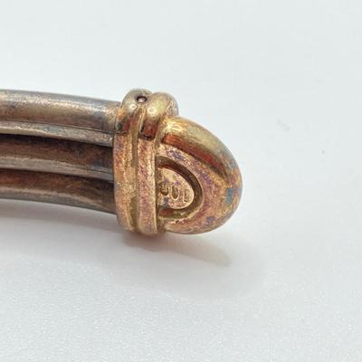 LOT 111: Vintage Sterling Collar Choker Necklace - TW 84.2g