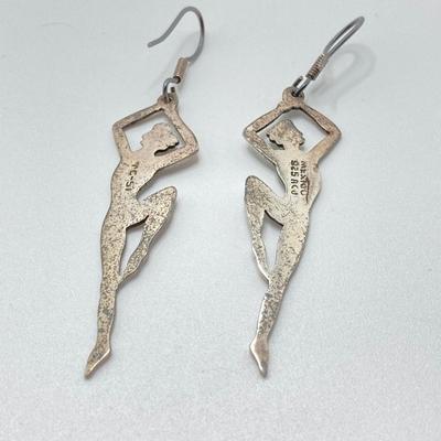 LOT 112: Vintage Sterling Brooch and Taxco Earrings