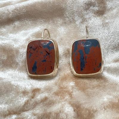 LOT 120: Vintage Taxco Sterling Pierced Earrings - TW 39.7g