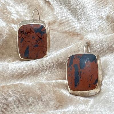 LOT 120: Vintage Taxco Sterling Pierced Earrings - TW 39.7g