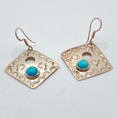 LOT 120: Vintage Taxco Sterling Pierced Earrings - TW 39.7g