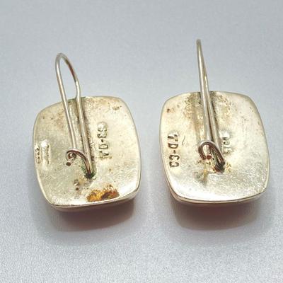 LOT 120: Vintage Taxco Sterling Pierced Earrings - TW 39.7g