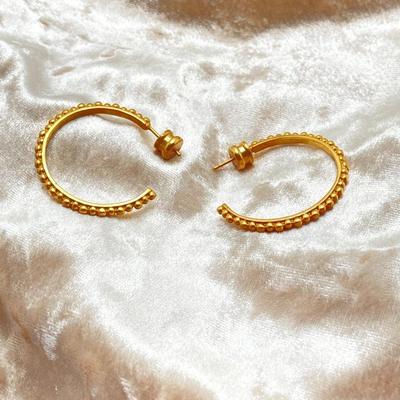 LOT 125: JV (Julie Vos) Hoop and Charm Pierced Earrings