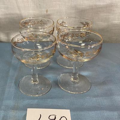 Vintage Champagne Glasses