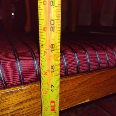 Vintage Wooden Table with Four Chairs