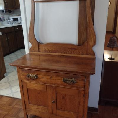 Vintage Wooden Wash Stand