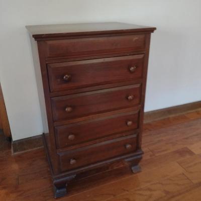 Petite Four Drawer Chest- Approx 17" x 13 1/2" x 26 1/2" Tall