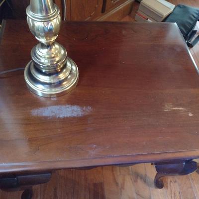 Wooden Side Table with Drawer- Approx 22" x 27" x 23 1/2" Tall