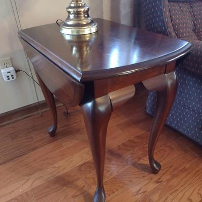 Wooden Double Drop Leaf Side Table