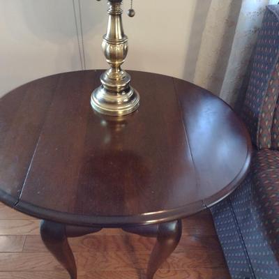 Wooden Double Drop Leaf Side Table