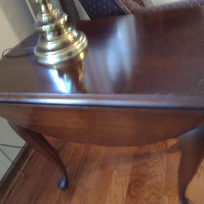 Wooden Double Drop Leaf Side Table