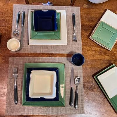 Pottery Barn Japanese-Style Place Setting for 2