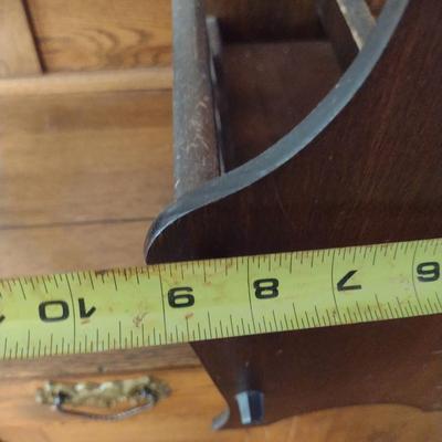 Wooden Magazine Rack