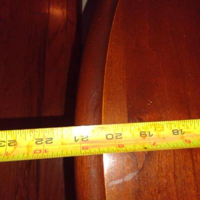 Wooden Side Table with Drawer- Approx 21 1/4" x 25" x 23 1/2" Tall