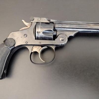 Antique Smith & Wesson .32 CTG Double Action 5 Cylinder Revolver Patent Dates 1880, 1882, 1886