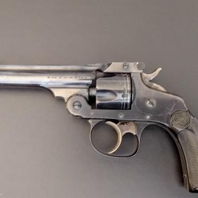 Antique Smith & Wesson .32 CTG Double Action 5 Cylinder Revolver Patent Dates 1880, 1882, 1886
