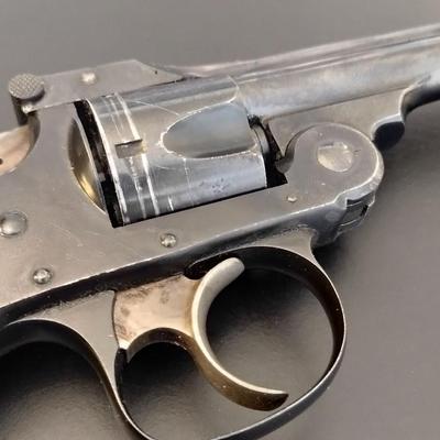 Antique Smith & Wesson .32 CTG Double Action 5 Cylinder Revolver Patent Dates 1880, 1882, 1886