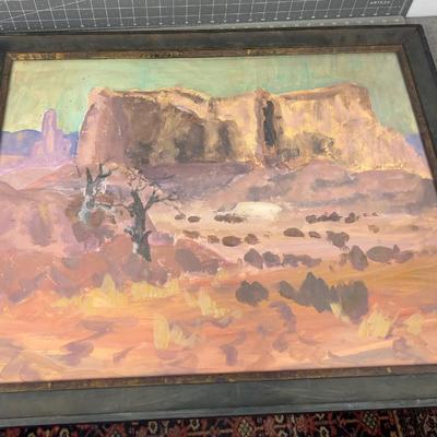 old Watercolor "Southern Utah" 