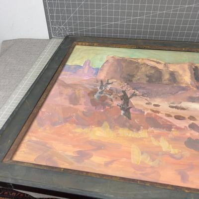 old Watercolor "Southern Utah" 