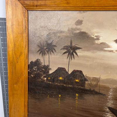 "Sunset on the Sea" 1950, Manila 