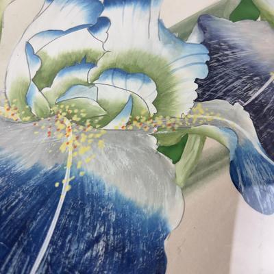 "Gladiolas" Watercolor, signed. 