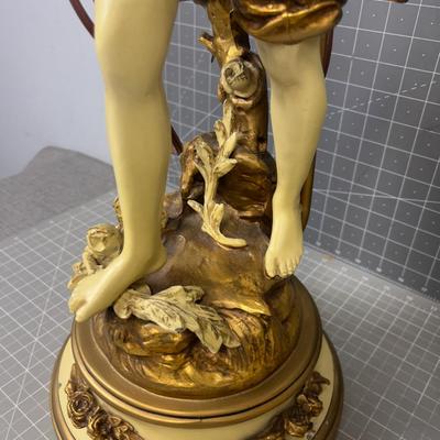 L&F Moreau Lamps pair Signed Hollywood Regency Style