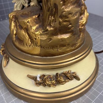 L&F Moreau Lamps pair Signed Hollywood Regency Style
