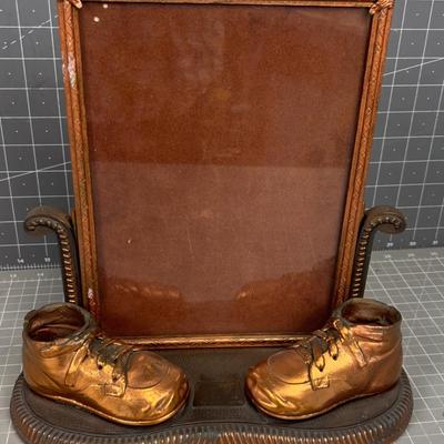 Baby Shoe Frame. 