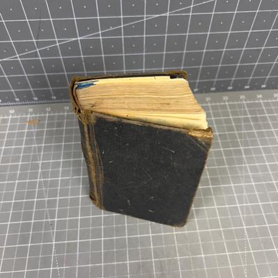 Antique Evangelical Lutheran HYMN Book Dated 1927 COLLECTIBLE