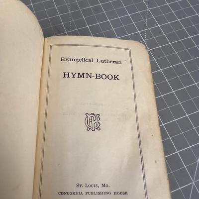 Antique Evangelical Lutheran HYMN Book Dated 1927 COLLECTIBLE
