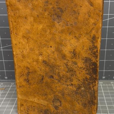 Antique Leather Bound ARITHMETIC Dated 1910