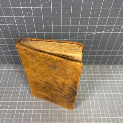 Antique Leather Bound ARITHMETIC Dated 1910