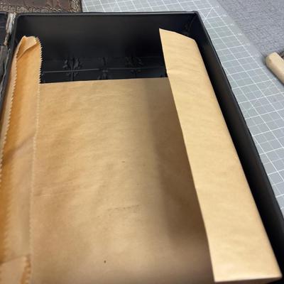 2 Sets, Decorative Metal Boxes Nested