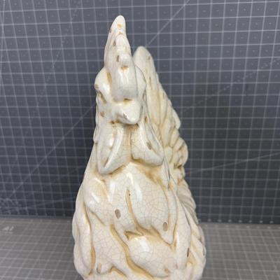 Cock-a doodle-do Ceramic Rooster