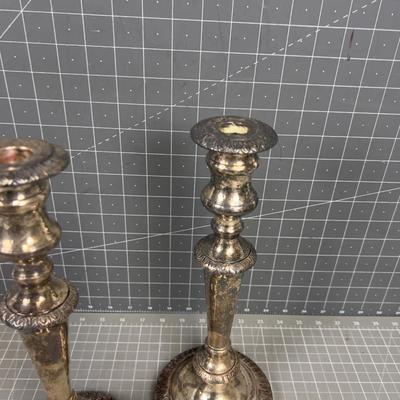 Silver Candle Sticks