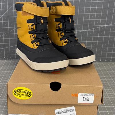 Merrell Snow Storm Boys Boots NEW