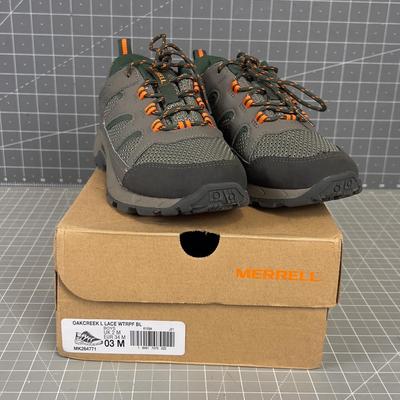 Merrell Oakcreek Lace BOYS  Hiking Shoes NEW 
