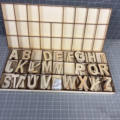 Wooden Cut out Letters.