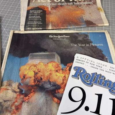 9-11 Newspapers and Magazines. 
