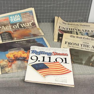 9-11 Newspapers and Magazines. 