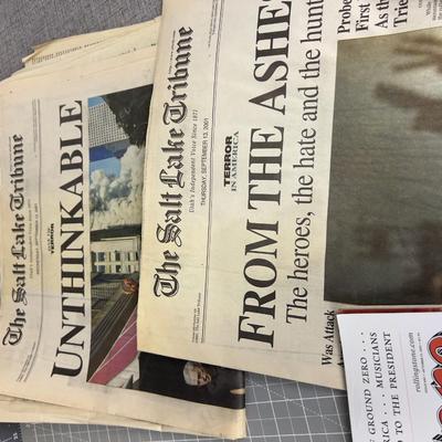 9-11 Newspapers and Magazines. 