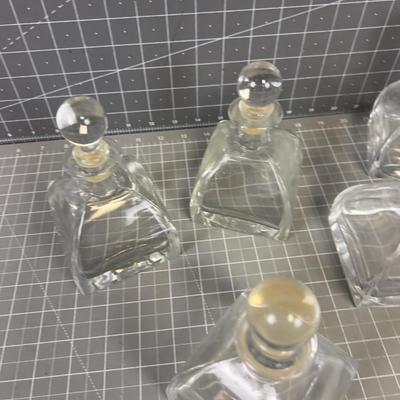 Pretty Heavy POTION Bottles with Stoppers (6) 
