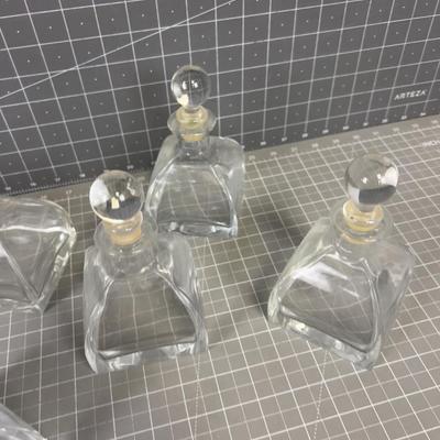 Pretty Heavy POTION Bottles with Stoppers (6) 