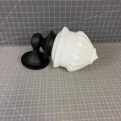 Antique Style, (NEW ) with Milk Glass Shade