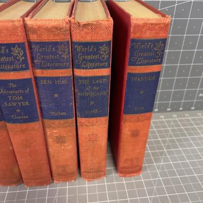 9 Volumes Worlds Greatest Literature 1949