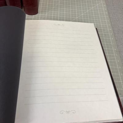 6- Faux Leather Bound Photo Album Books 