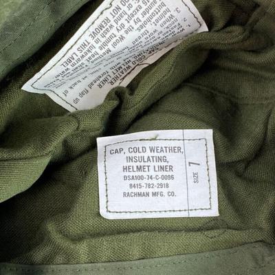 US Army Cold Weather Insulating Helmet Liner Cap SIZE 7 