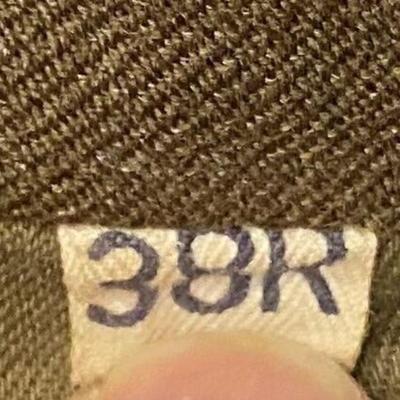 US ARMY WOOL O.D. IKE JACKET SIZE 38R 