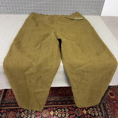 US Army Wool Trouser 34" W, 29" Inseam 