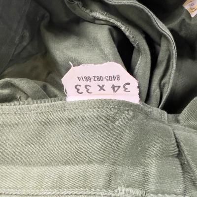 US Army Olive Drab Fatigues  Vietnam Era 